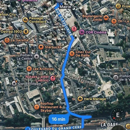 Confort Gare Et Centre A Pied 4 Pers דירה *